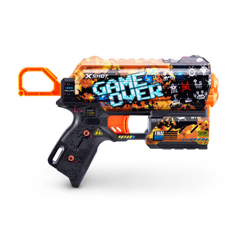 Zuru X-Shot Skins Flux Dart Blaster - Game Over (8 Darts)