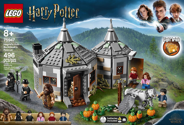 LEGO Harry Potter  Hagrid's Hut: Buckbeak's Rescue 75947 (496 pieces)