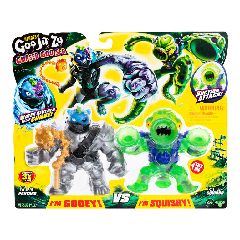 Heroes Of Goo Jit Zu Cursed Goo Sea Versus Pk Pantaro Vs Squidor