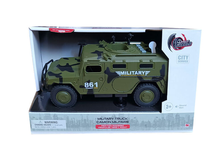 Dragon Wheels Propulse vers L'avant - Camion Militaire