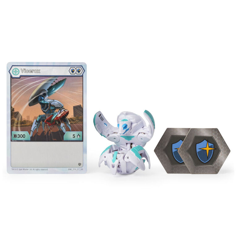 Bakugan, Haos Vicerox, 2-inch Tall Collectible Action Figure and Trading Card