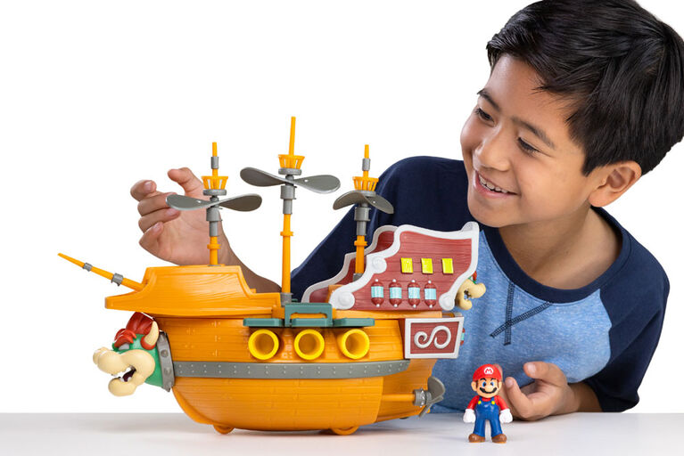 Nintendo 2.5" Bowser's Ship Playset