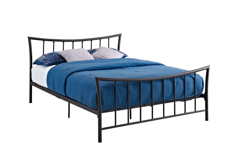 DHP - Bali Queen Metal Bed, Bronze