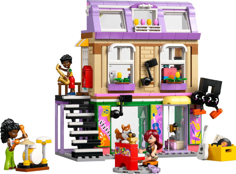 LEGO Friends Music Store & Apartment Pretend Play Building Toy for Girls & Boys, 7+ - 42653 LEGO Friends Music Store & Apartment Pretend Play Building Toy for Girls & Boys, 7+ - 42653