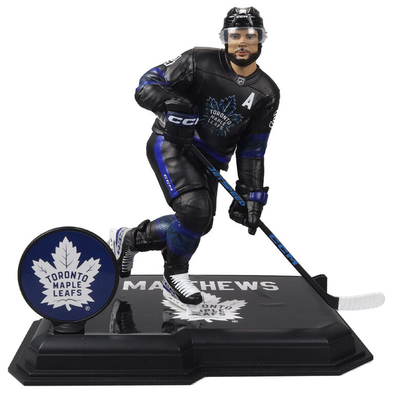 McFarlane's SportsPicks-NHL 7"Posed Fig - Auston Matthews (Toronto Maple Leafs) Gold Label