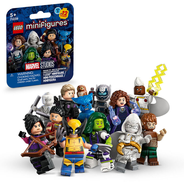 Figurines LEGO Marvel Série 2 71039 Ensemble de jeu de construction (1 de  12 à collectionner)