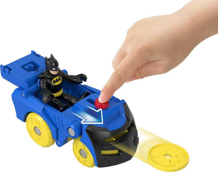 Fisher-Price Imaginext DC Super Friends Head Shifters Batman and Batmobile Set