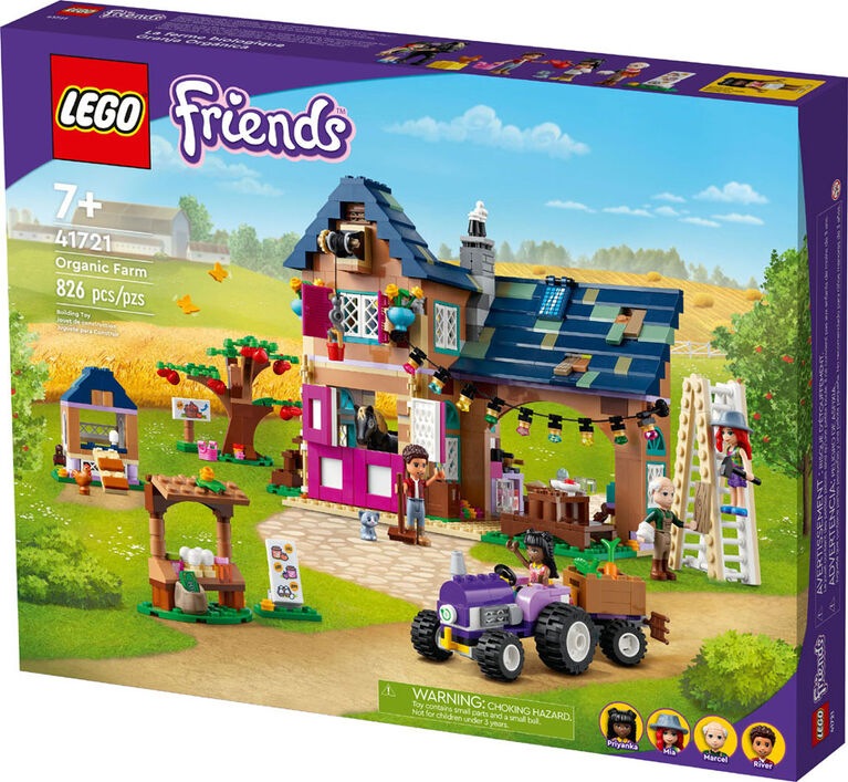 LEGO Friends La ferme biologique, 41721 Ensemble de construction (826 pièces)