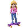 Polly Pocket Active Pose Skateboard Doll
