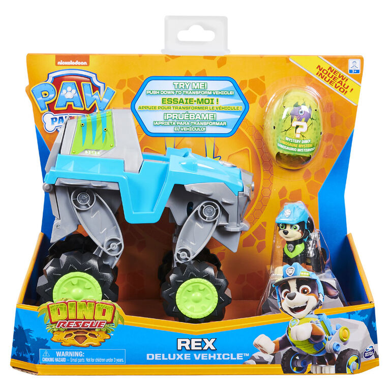 Paw Patrol Dino Rex Deluxe Vehicle - R Exclusive