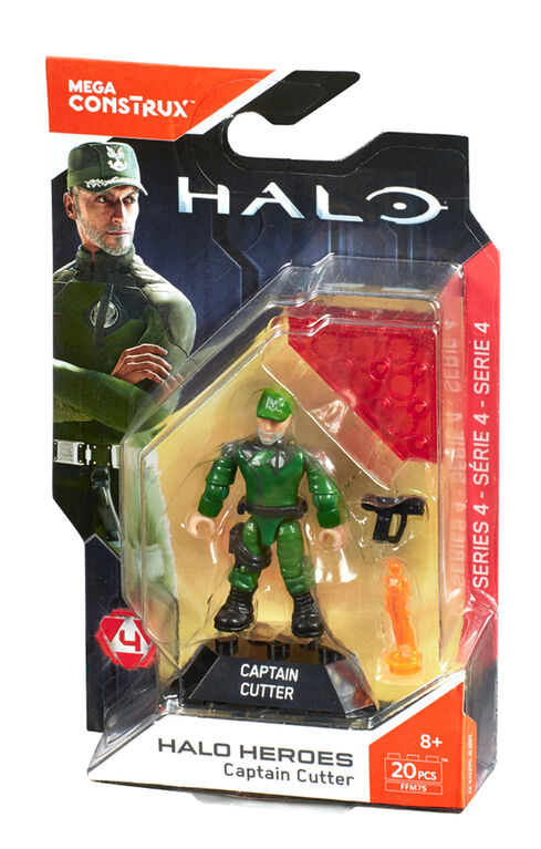 Mega Construx Halo Heroes Series 4 - Captain Cutter Figure