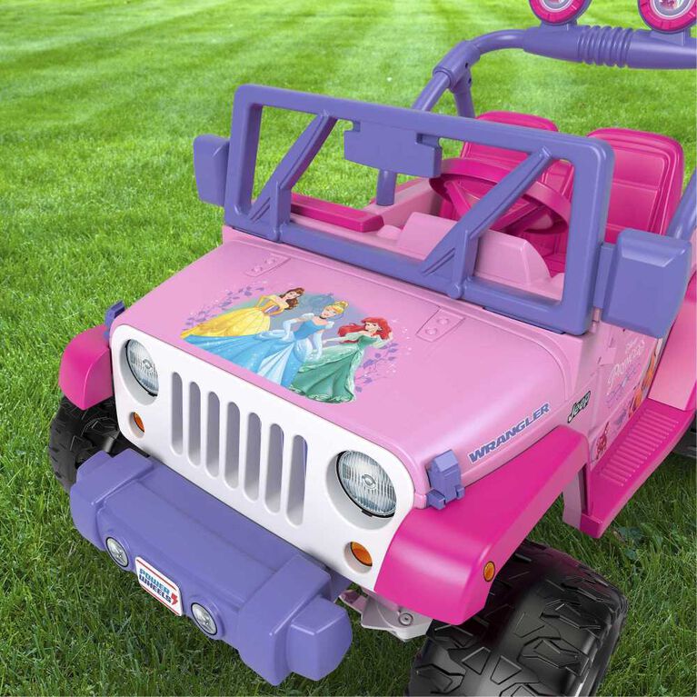Fisher-Price - Power Wheels - Jeep Wrangler - Disney Princess