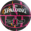 Spalding NBA4her Marbre Noir/Rose/Orange Basket-ball