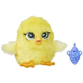 furReal Fuzzalots Chick Interactive Animatronic Color-Change Toy, Electronic Pet