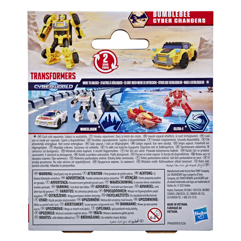 Transformers CYBERWORLD Cyber Changers Bumblebee Action Figure