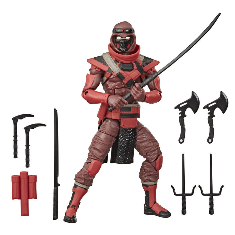 G.I. Joe Classified Series Red Ninja Action Figure 08 Collectible Premium Toy