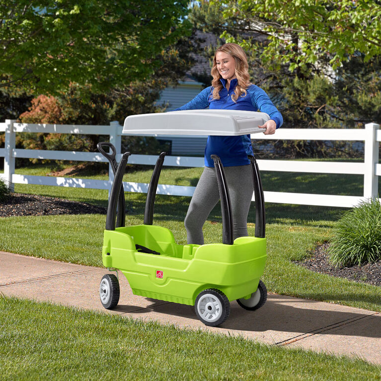 Step2 Canopy Wagon Green R Exclusive Toys R Us Canada