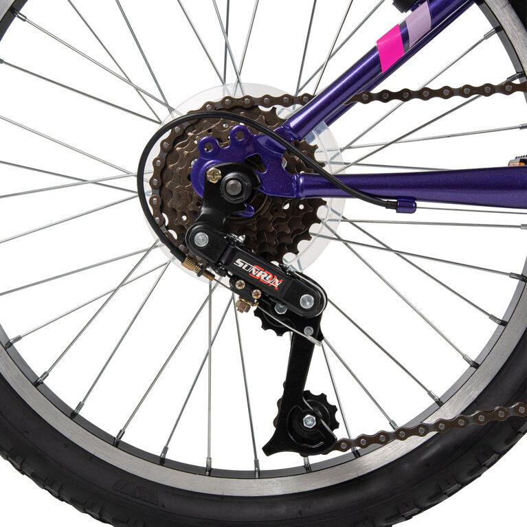 Huffy Granite 20-inch Mountain Bike, Purple - R Exclusive