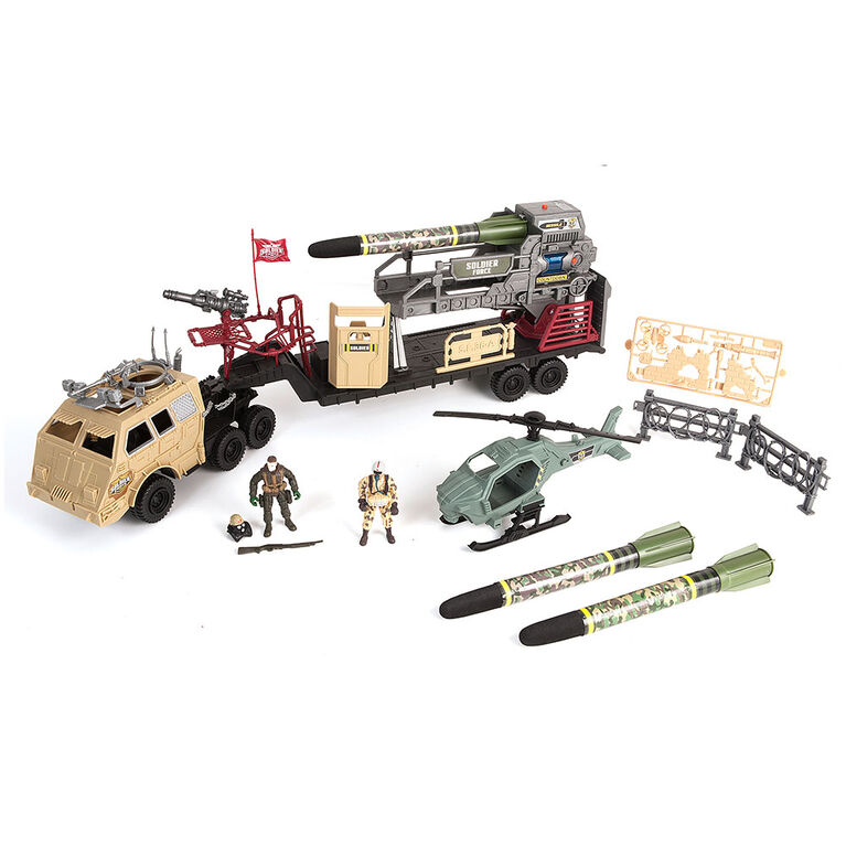 Soldier Force Rocket Launcher Vehicle Set - R Exclusive