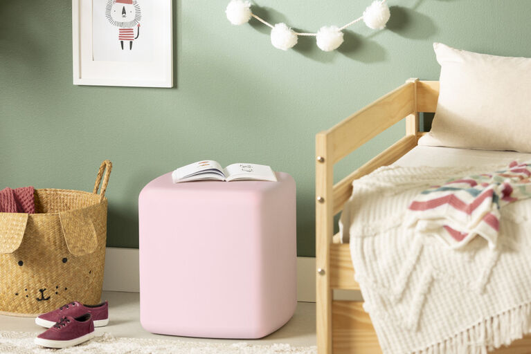 Sweedi Nightstand- Stool Pink Blush