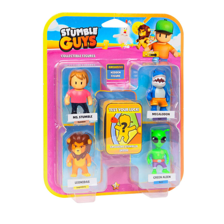 Figurines à collectionner Stumble Guys 5 paquet en boîte mystère - 1 personnage rare à collectionner