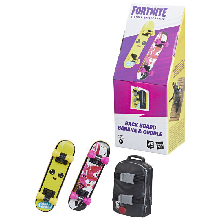 Hasbro Fortnite Victory Royale Series Banana and Cuddle Board Rider Set Skateboard Collectible Accessory Pack