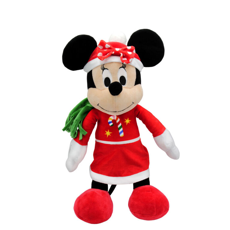 Disney - Minnie Mouse : Peluche Minnie noël