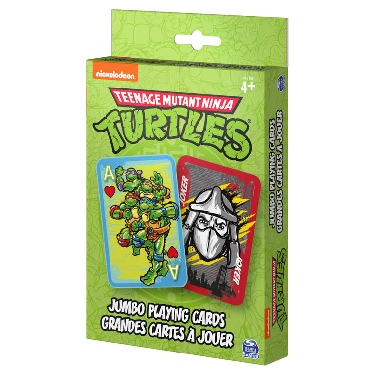 Grandes cartes &agrave; jouer Teenage Mutant Ninja Turtles