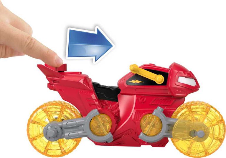 Fisher-Price Imaginext DC Super Friends Batman and The Flash Figure Set with Transforming Motorcycle, 8 Pieces