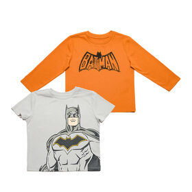 Batman - Ensemble deux pièces - Orange et gris - Taille 4T - Exclusivité Toys "R" Us