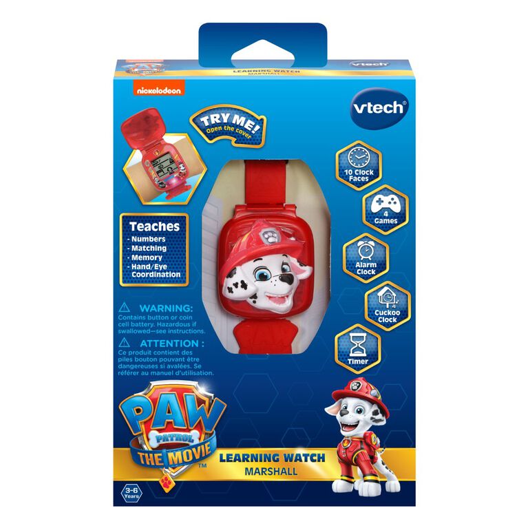 VTech PAW Patrol: The Movie: Learning Watch - Marshall - English Edition