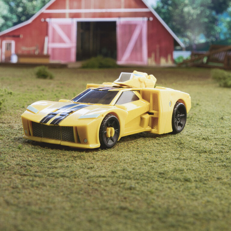 Transformers EarthSpark, figurine Bumblebee classe Deluxe de 12,5 cm