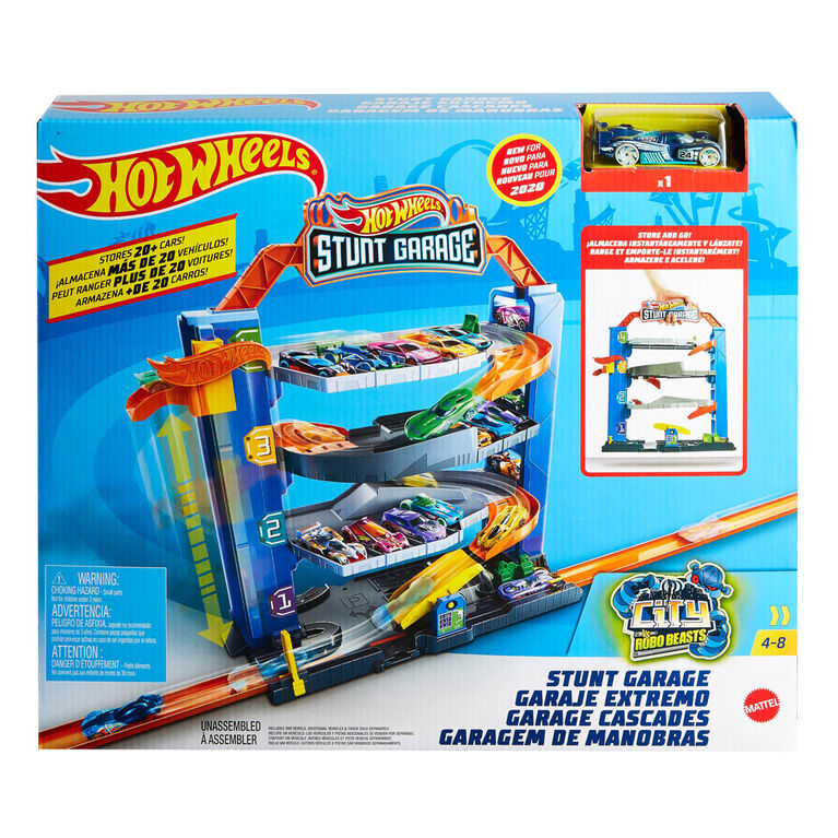 Hot Wheels - Coffret Stunt Garage Hot Wheels City