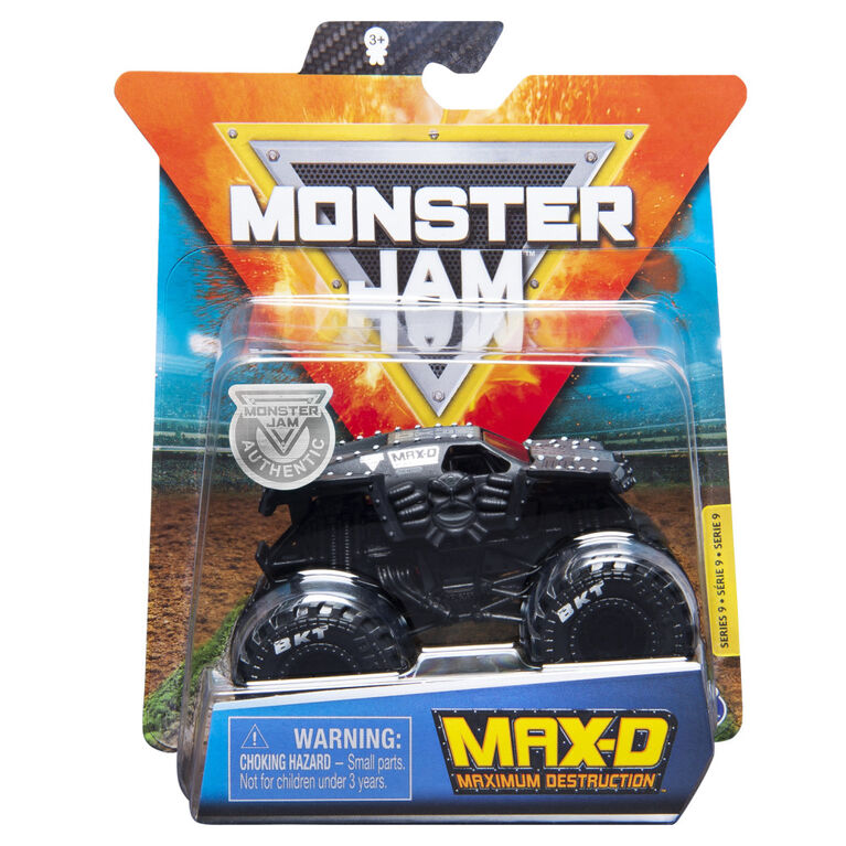 Monster Jam, Official Max D Monster Truck, Die-Cast Vehicle, World Finals Series, 1:64 Scale