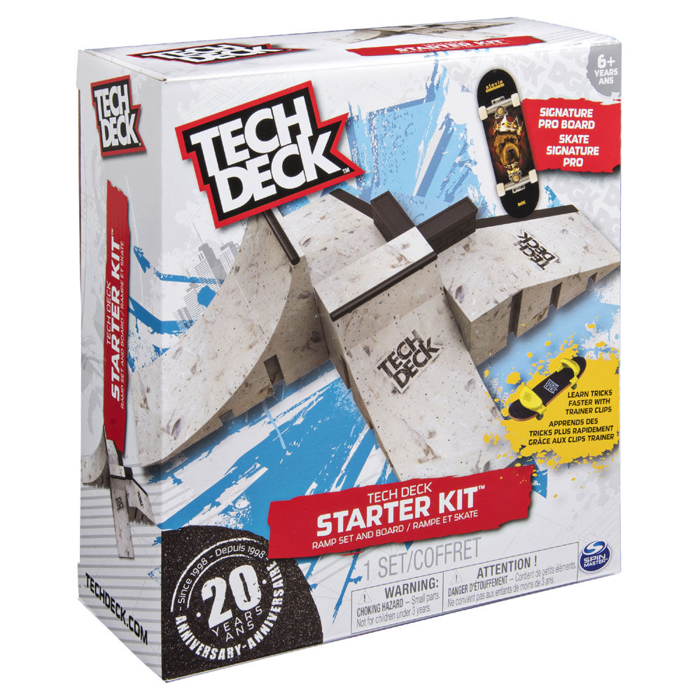 Tech Deck Starter 6027117 Pack With Board And Ramp Assortment