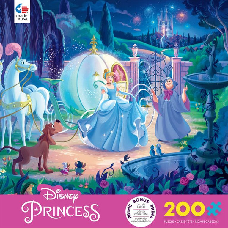 Disney Friends-Cinderella's Carriage 200 piece Puzzle