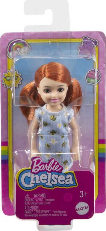 Barbie - Chelsea Doll (Red Hair) in Bumblebee Dress, Toy for 3 Year Olds and Up