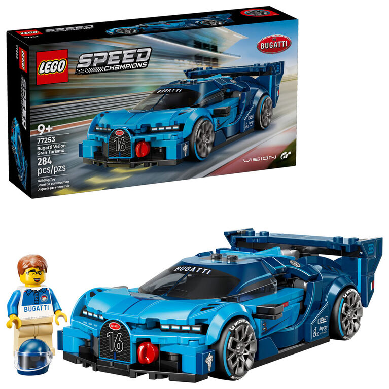 LEGO Speed Champions L'hypervoiture Sport Bugatti Vision Gran Turismo, Ensemble de Mod&egrave;les et de Construction 77253