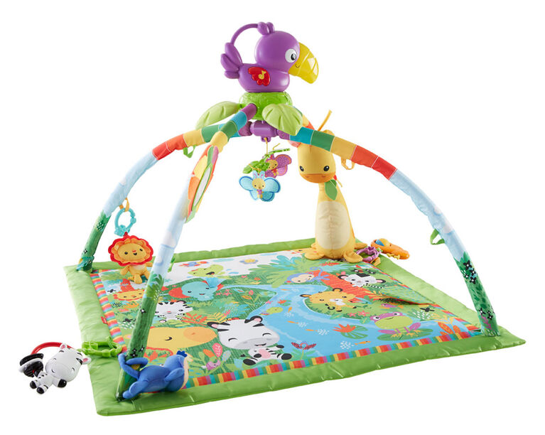 Fisher Price Rainforest Music Lights Deluxe Gym Babies R Us Canada
