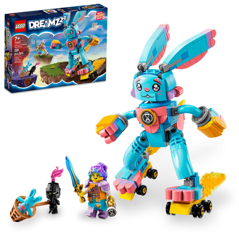 LEGO DREAMZzz Izzie and Bunchu the Bunny 71453 Building Toy Set (259 Pieces)