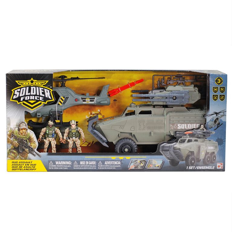 EX-SOLDIER FORCE DUO ASSAULT PLAYSET