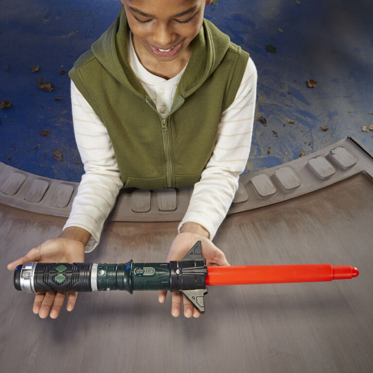 Star Wars Lightsaber Forge Kyber Core Baylan Skoll, Orange Customizable Lightsaber