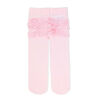 Baby Mode Signature 2 Pack Tights: Pink & White