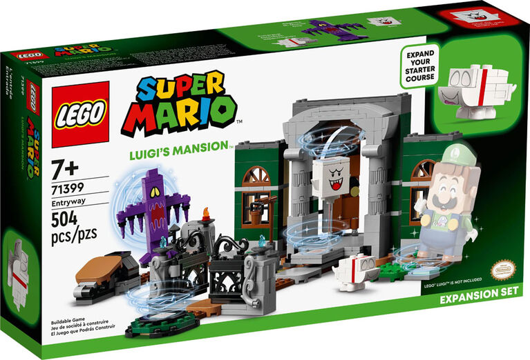 LEGO Super Mario Ensemble d'extension L'entrée de Luigi's Mansion 71399 (504 pièces)