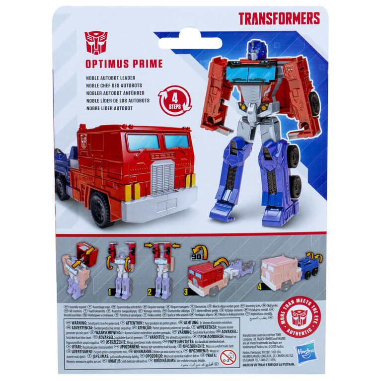 Transformers Authentics, figurine articulée Alpha Optimus Prime de 17,5 cm