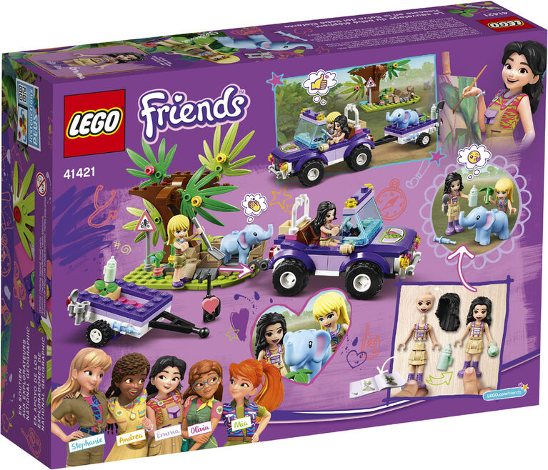 LEGO Friends Le sauvetage du bébé éléphant 41421 (203 pièces)