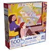 Spin Master Puzzles, Cozy Country Coffee Jigsaw Puzzle 500 Pieces by Artist Fiona Lee with Wall Decor Poster