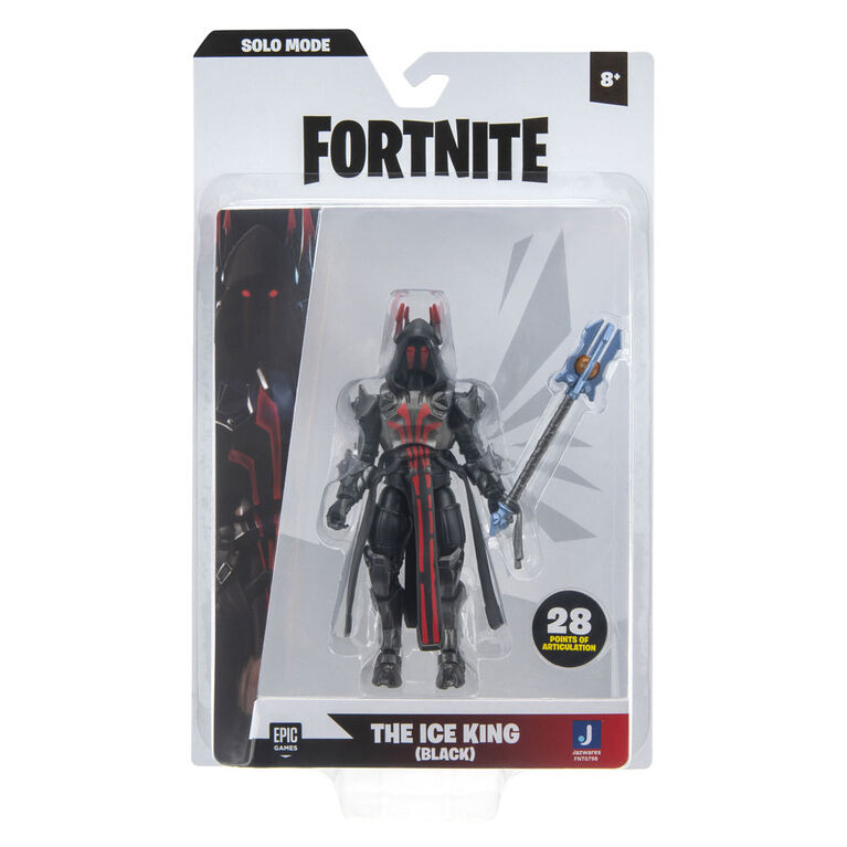 Fortnite paquet de 1 figurine, mode solo, assortiment de figurines principales A - Roi des Glaces (Ice King) - Rouge