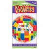 Ballon aluminium rond, 18 " - Building Blocks - Édition anglaise