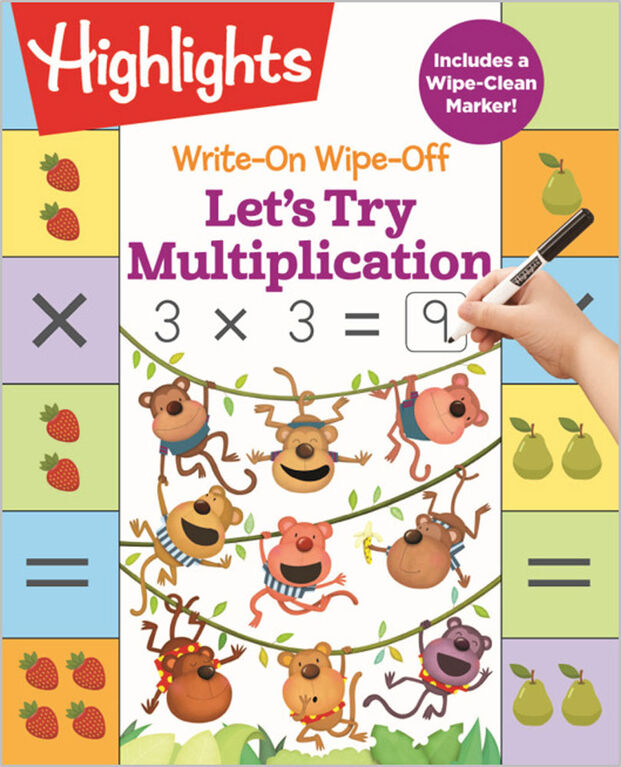 Write-On Wipe-Off Let's Try Multiplication - Édition anglaise